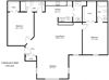 Nassau Bay_2 Bedroom Floor Plan